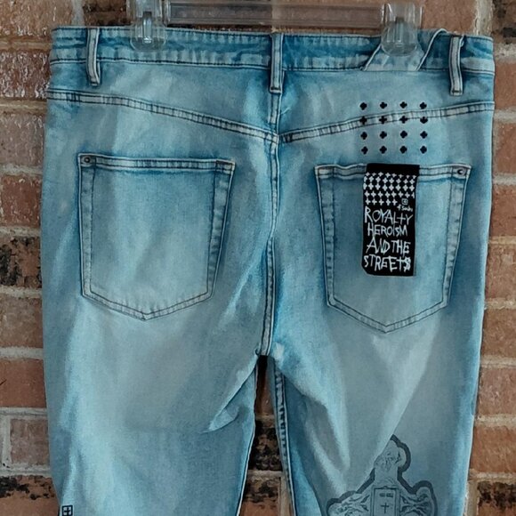 NWOT Ksubi Chitchi Kut Nimbus Button Front Jeans - Picture 4 of 6
